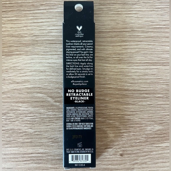 Elf Bundle | Waterproof Charcoal Eyeliner & Precision Dual Sided Eyebrow Brush - Picture 7 of 7